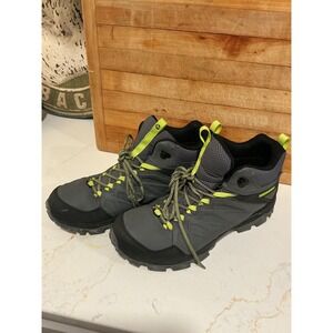 Merrell Thermo Rogue Mid GTX Hiking Boots Mens 12 Grey Lime Green J42611